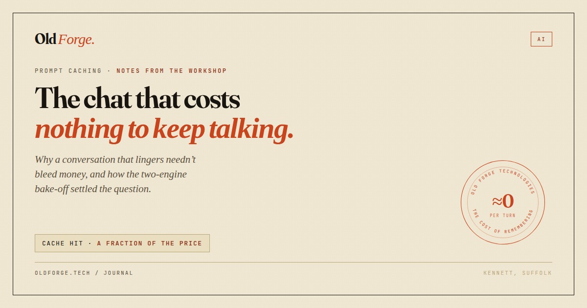 The chat that costs nothing to keep talking